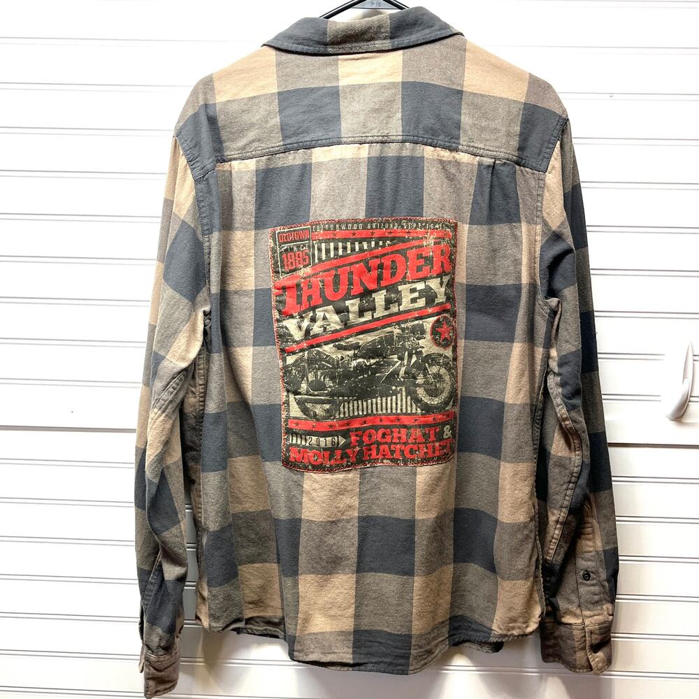Arizona Brand Flannel w/Graphic from Thunder Valley 2016 Bike Rally Unisex XL